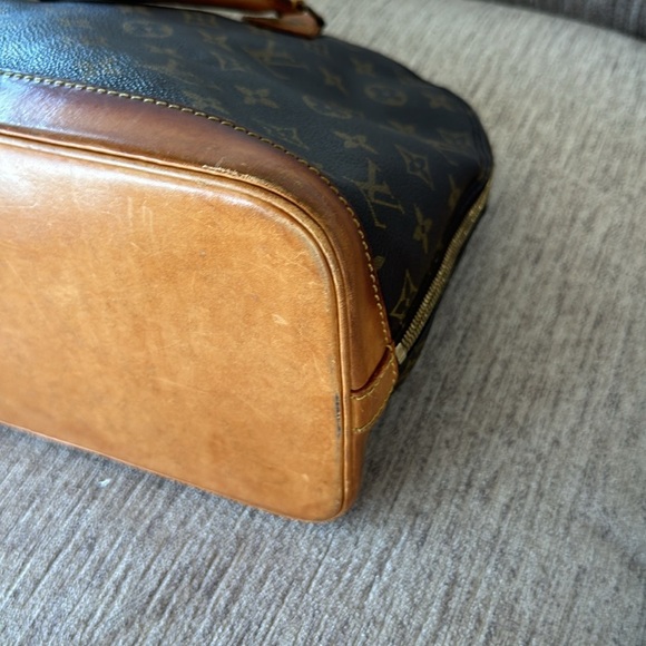 Louis Vuitton Alma Shoulder Bag PM Brown Canvas/Leather - Picture 8 of 10